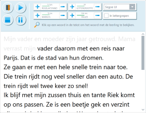 Leesoefeningen op tekstniveau