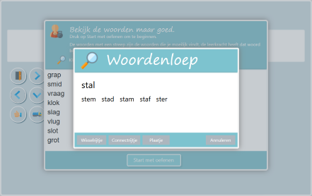 Werken met de woordenloep
